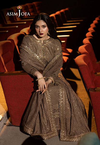 Asim Jofa Embroidered Chiffon