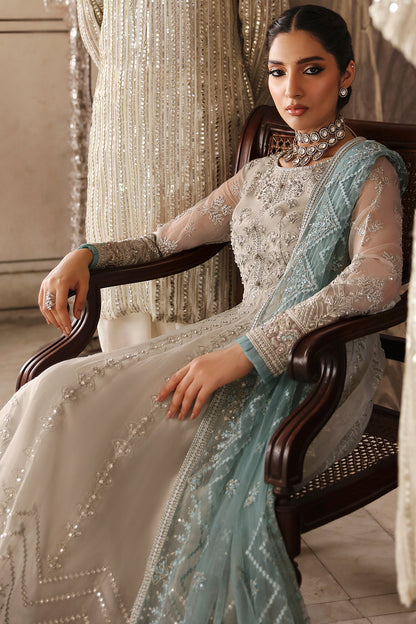 Flossie Organza Embroidered Maxi  - Sagea 3- Pc | Replica