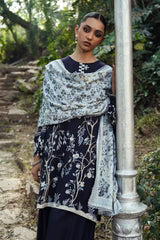 Cross Stitch 3 Piece - Printed Unstitched Lawn