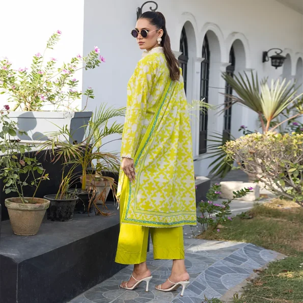 Bright Green | Salina 3pc Unstitched Lawn Collection