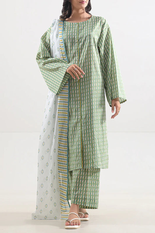 Green | Saya 2PC Unstitched Lawn Suit