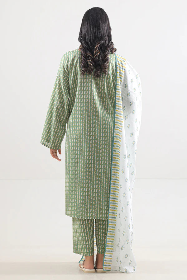Green | Saya 2PC Unstitched Lawn Suit