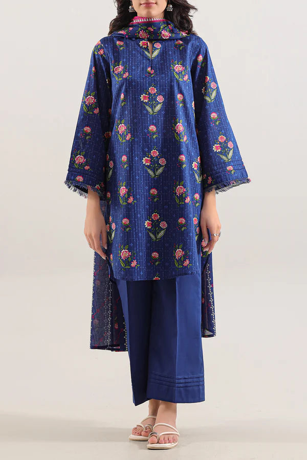 Blue | Saya 2PC Unstitched Lawn Suit