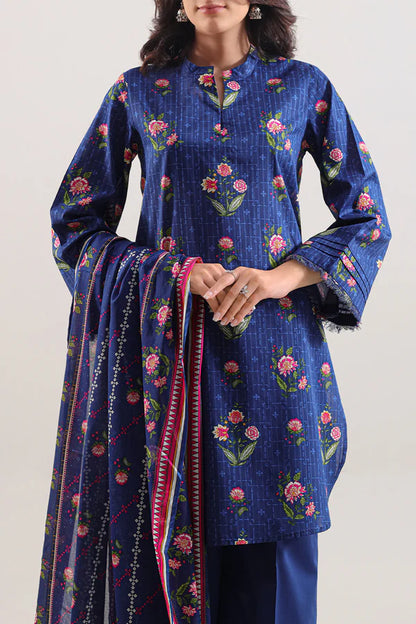 Blue | Saya 2PC Unstitched Lawn Suit