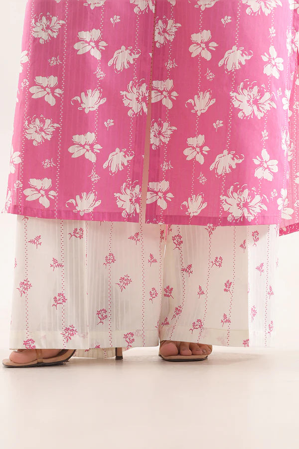 Pink | Saya 2PC Unstitched Lawn Suit
