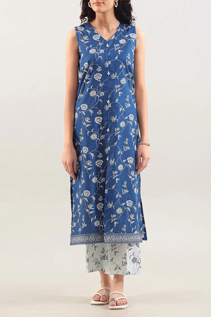 Blue | Saya 2PC Unstitched Lawn Suit