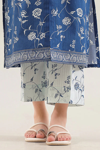 Blue | Saya 2PC Unstitched Lawn Suit