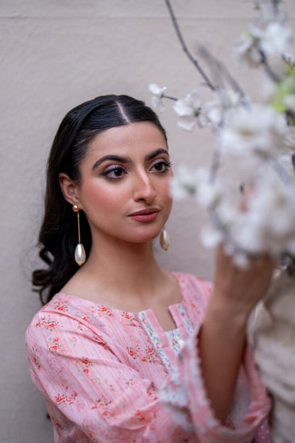 Light Pink | Salina 3pc Unstitched Lawn Collection