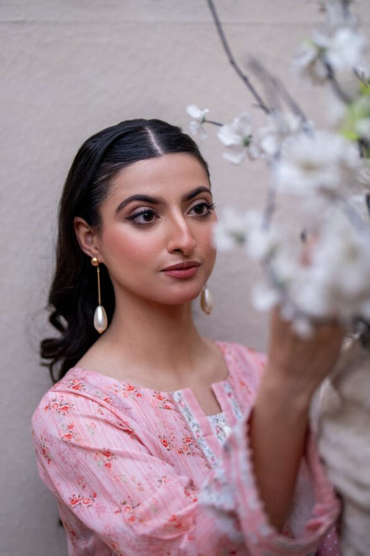 Light Pink | Salina 3pc Unstitched Lawn Collection