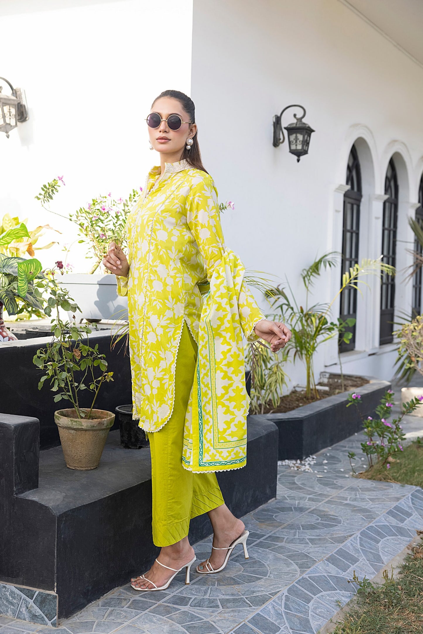 Bright Green | Salina 3pc Unstitched Lawn Collection