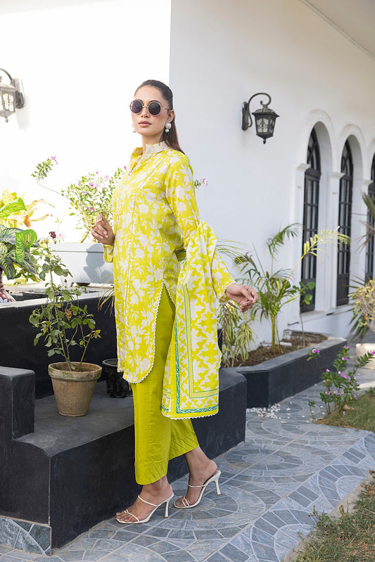 Bright Green | Salina 3pc Unstitched Lawn Collection