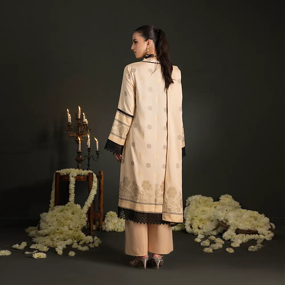 Skin | Regalia 3pc Unstitched Jacquard Viscose