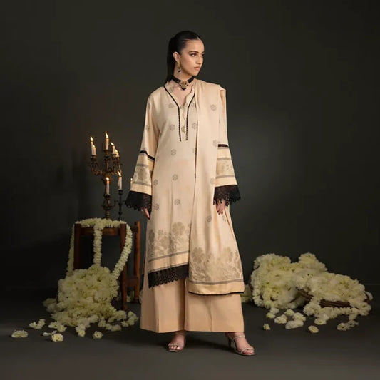 Skin | Regalia 3pc Unstitched Jacquard Viscose