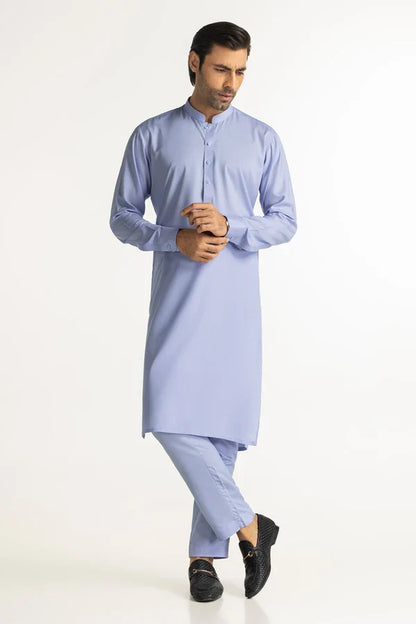 Sky Blue | Nishat Men's Unstitched Wash & Wear