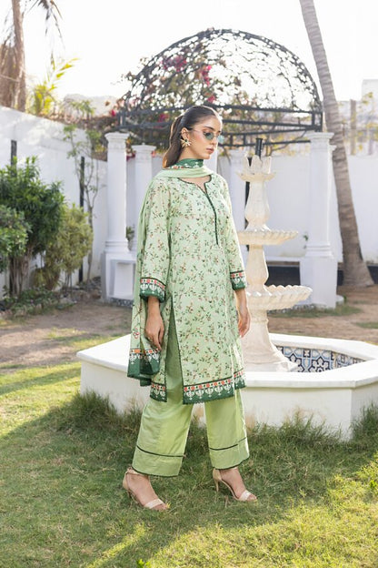 Pistachio | Salina 3pc Unstitched Lawn Collection