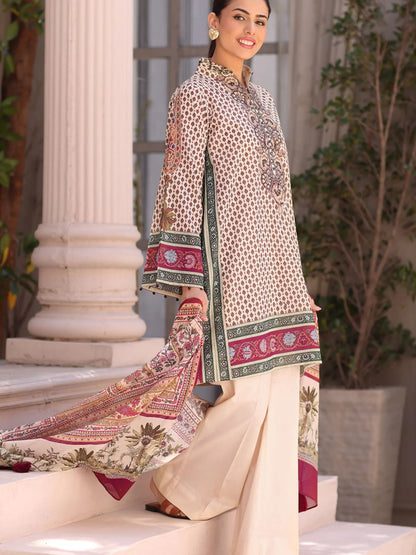 shot of the Gul Ahmed Embroidered Lawn Suit