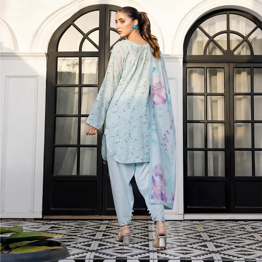 Light Sky | Salina 3pc Unstitched Lawn Collection