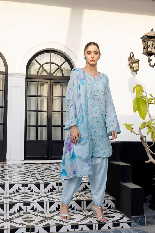 Light Sky | Salina 3pc Unstitched Lawn Collection