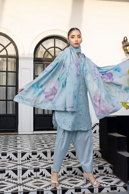 Light Sky | Salina 3pc Unstitched Lawn Collection