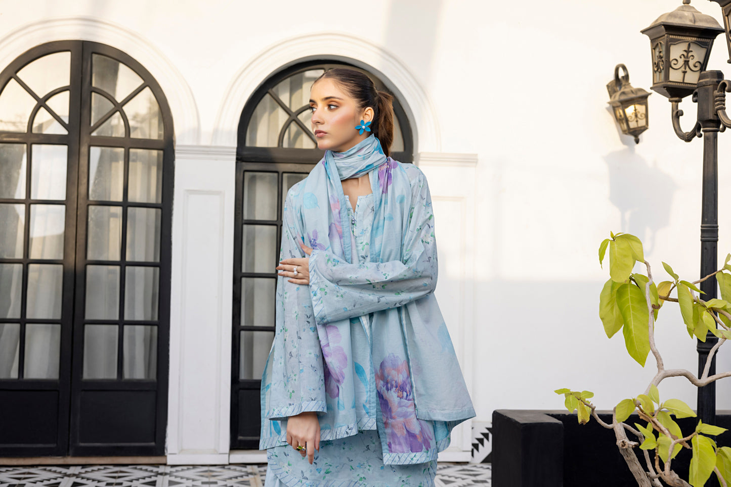 Light Sky | Salina 3pc Unstitched Lawn Collection