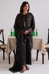 Cross Stitch 3 Piece - Printed Unstitched Lawn