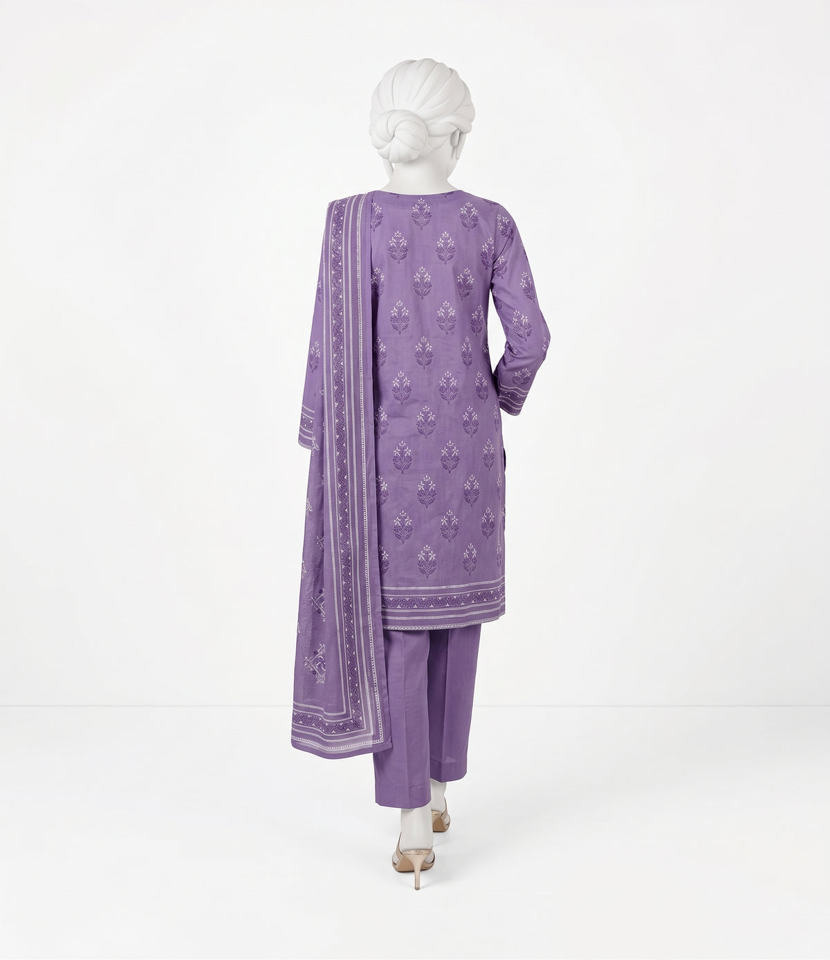 shot of the J. Naqeesh Buna Jacquard Suit Purple
