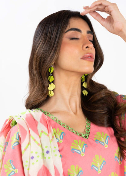 Pink | Alkaram 2pc Unstitched Lawn Suit