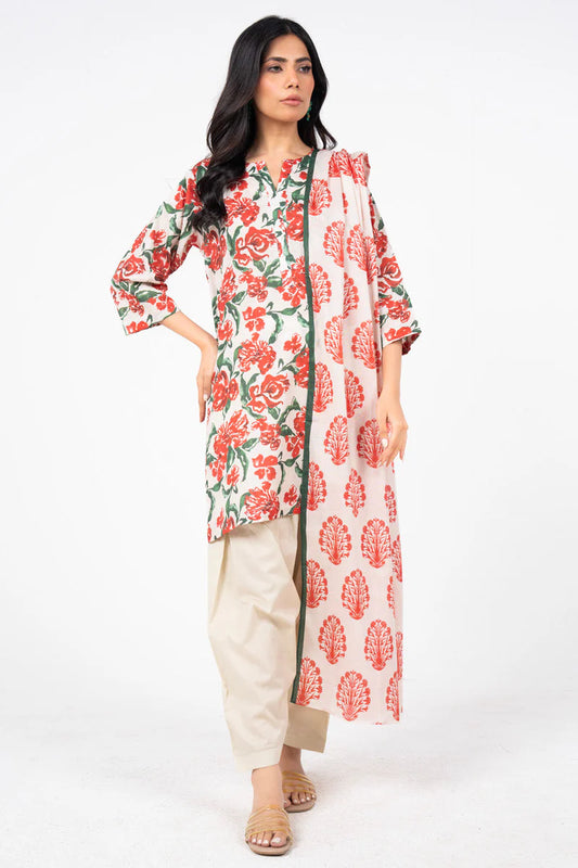 Alkaram 3pc Unstitched Khaddar Suit | Cream