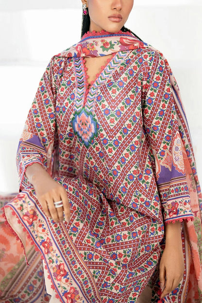 shot of the Gul Ahmed Embroidered Lawn Suit