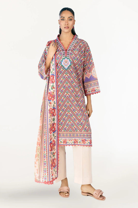 shot of the Gul Ahmed Embroidered Lawn Suit