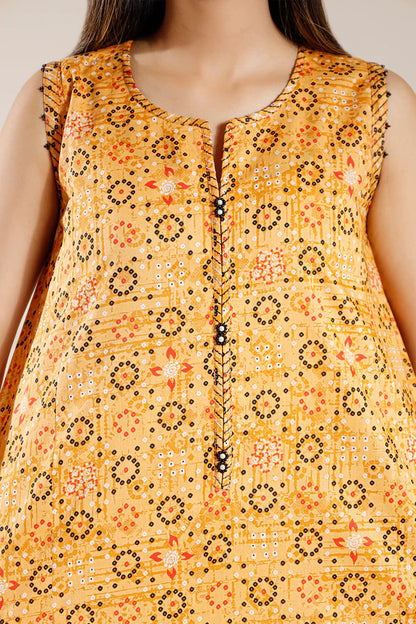 Mustard | Saya 2PC Unstitched Lawn Suit