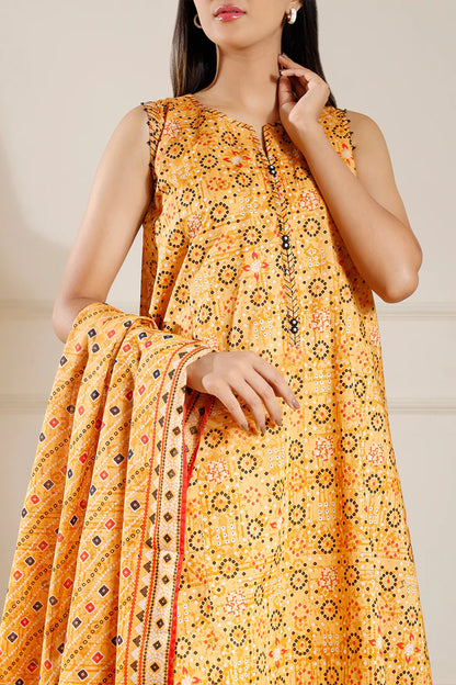 Mustard | Saya 2PC Unstitched Lawn Suit