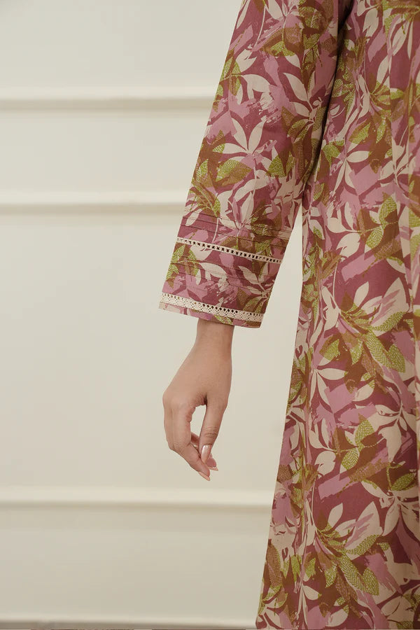 Ivory | Saya 3pc Unstitched Lawn Suit