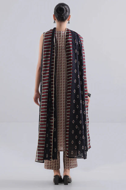 Beige | Saya 2PC Unstitched Lawn Suit