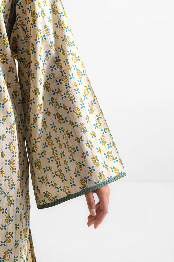 Beige | Saya 2PC Unstitched Lawn Suit