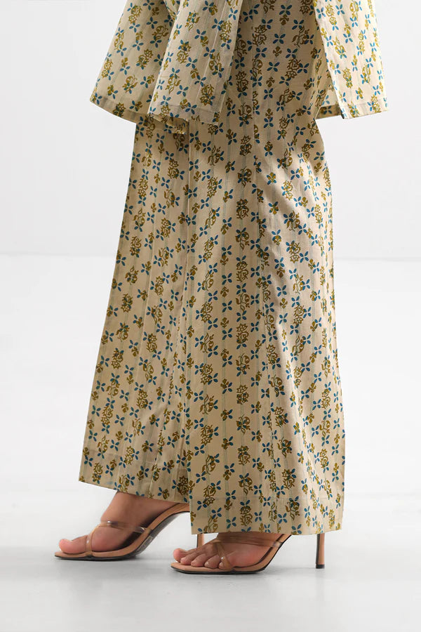 Beige | Saya 2PC Unstitched Lawn Suit