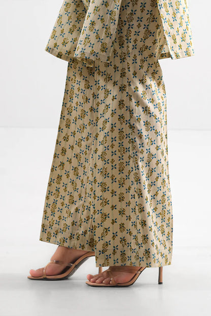 Beige | Saya 2PC Unstitched Lawn Suit