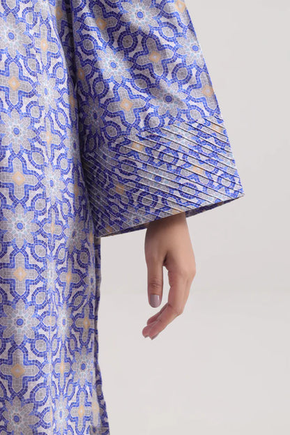 Blue | Saya 3pc Unstitched Lawn Suit