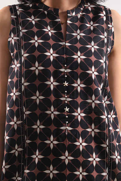 Saya 3pc Unstitched Khaddar Suit | Black