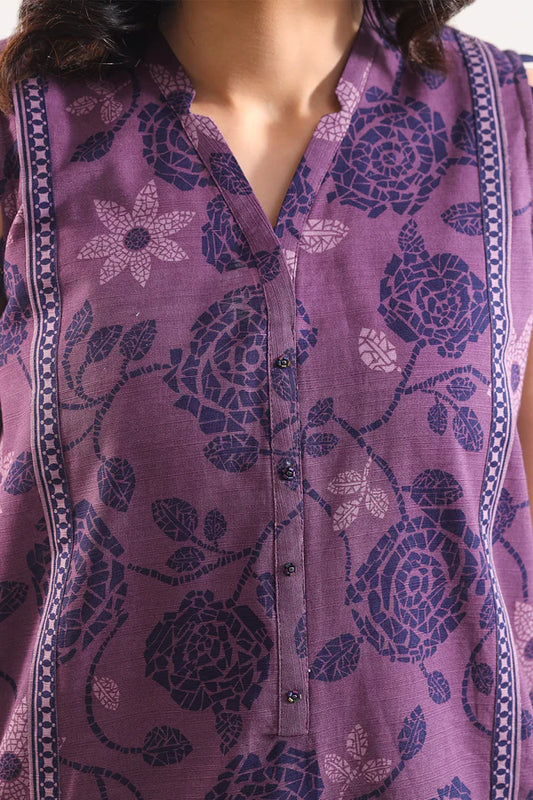 Saya 3pc Unstitched Khaddar Suit | Mauve