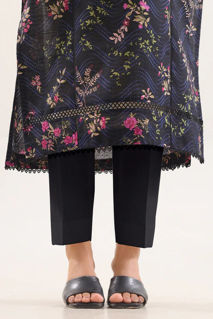 Close-up of the Khaddar weave texture on the Saya 3pc Unstitched Khaddar Suit