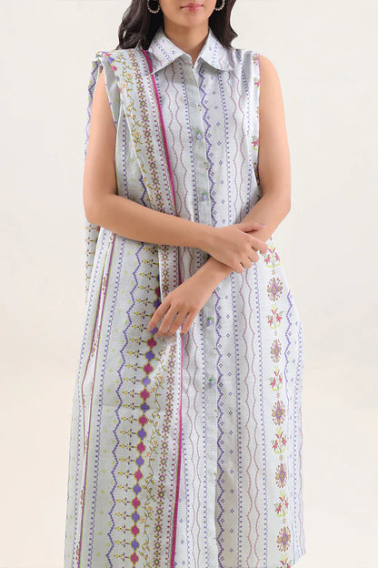 Saya 3pc Unstitched Khaddar Suit | Sky Blue