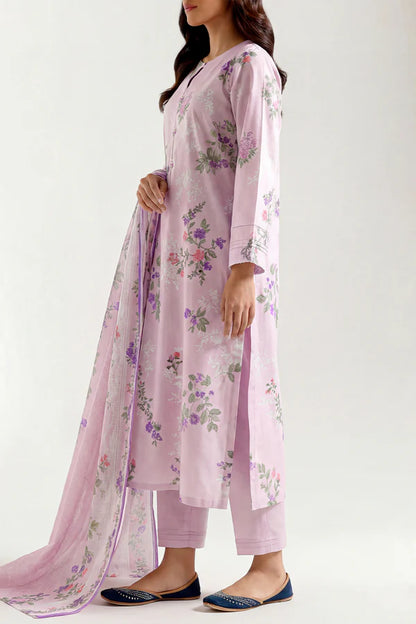 Pink | Saya 3pc Unstitched Lawn Suit