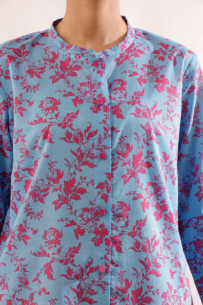 Saya 2pc Unstitched Lawn Suit | Blue