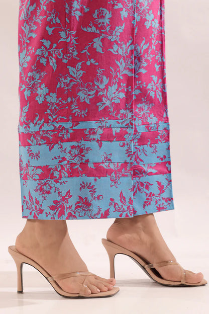 Saya 2pc Unstitched Lawn Suit | Blue