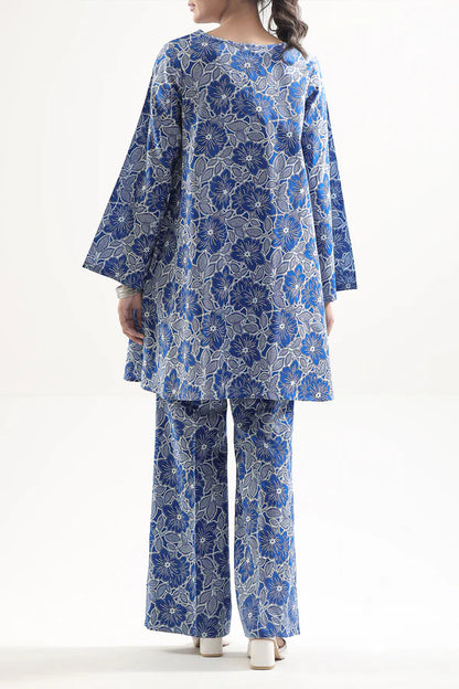 Saya 2pc Unstitched Lawn Suit | Blue
