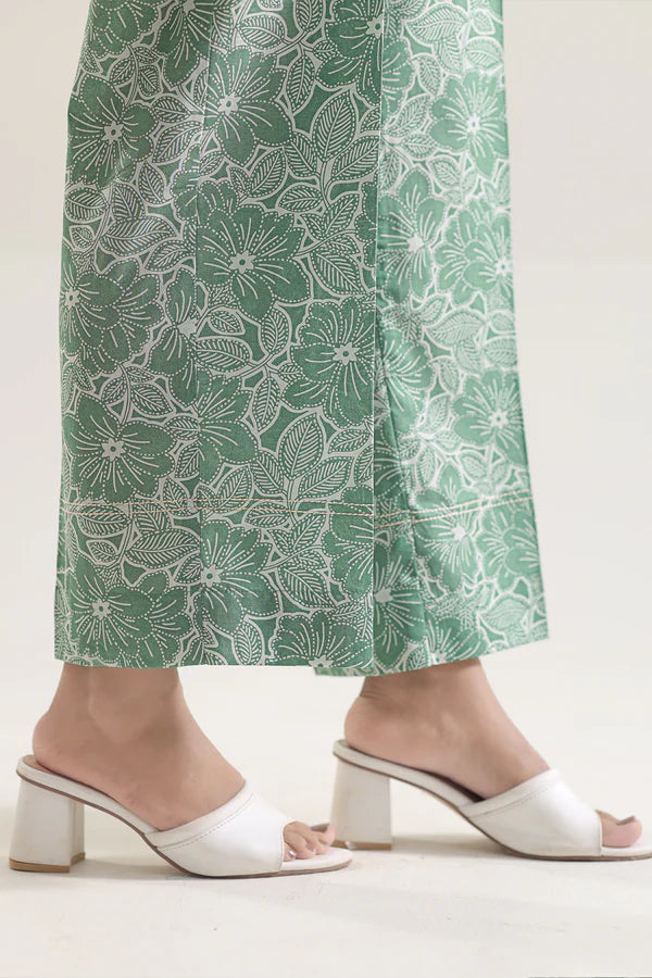 Saya 2pc Unstitched Lawn Suit | Green