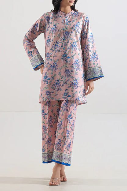 Pink | Saya 2PC Unstitched Lawn Suit