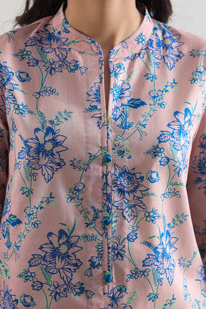 Pink | Saya 2PC Unstitched Lawn Suit