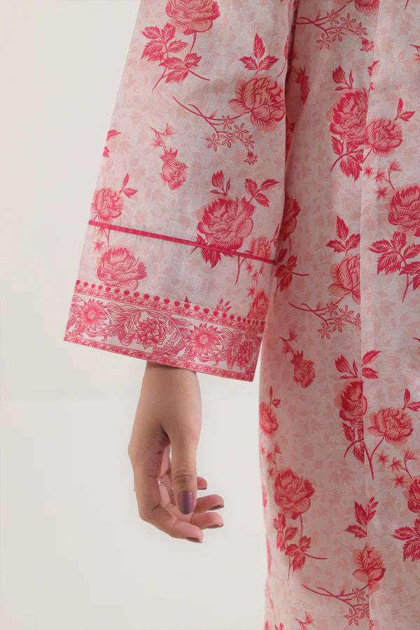 Pink | Saya 2PC Unstitched Lawn Suit
